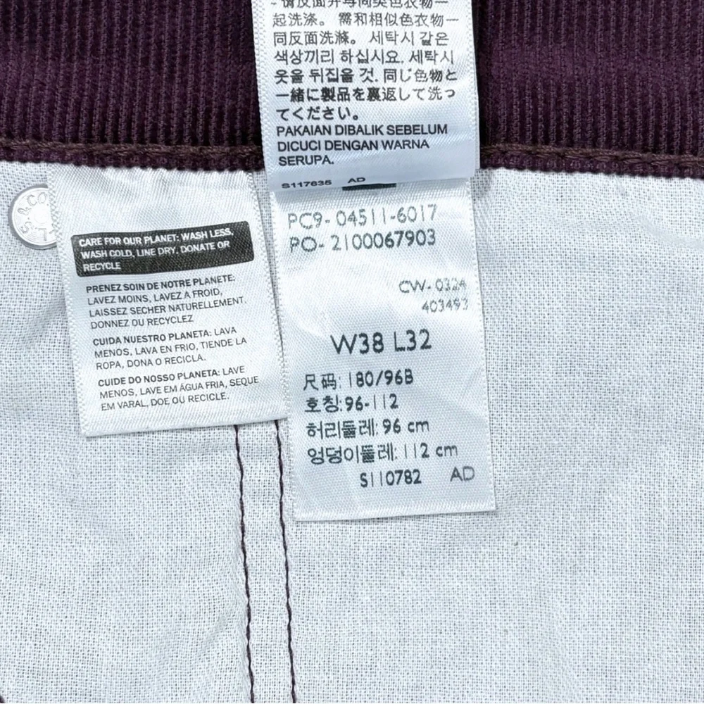 Levi’s 511 Slim Fit Men’s Corduroy - Picture 8 of 13